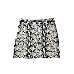 Love Sadie Snakeskin Print Mini Skirt Women’s Size Large